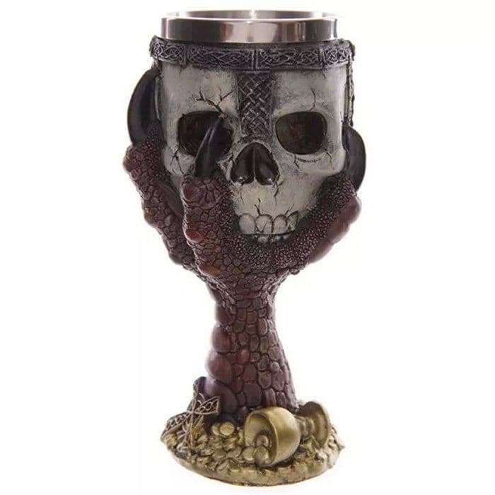 image-3D Stereo Eagle Claw Skeleton Stainless Steel Cup