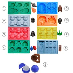 image-Star Wars Ice Tray Ice Mold Chocolate Mold