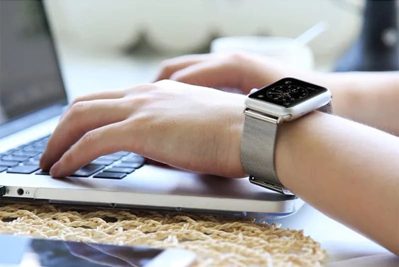 image-Stainless Steel Apple Watch Band