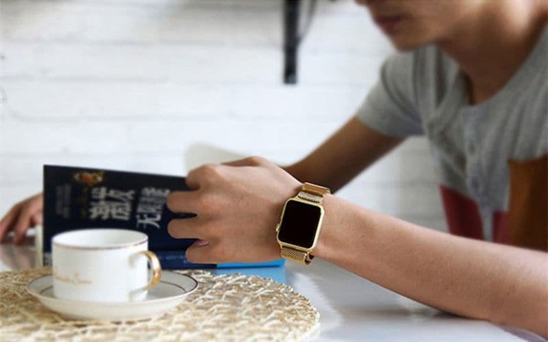 image-Stainless Steel Apple Watch Band