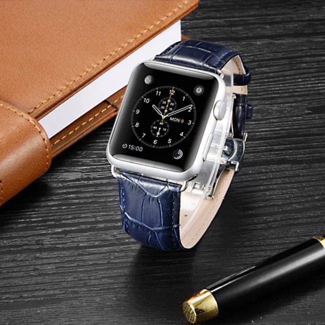 image-Genuine Leather Apple Watch Band