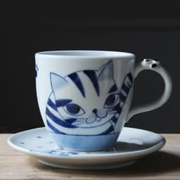 image-Hand-painted Cat Series Coffee Mug