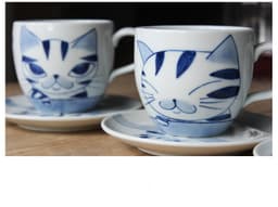 image-Hand-painted Cat Series Coffee Mug