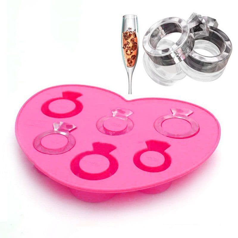 image-Diamond Ring Ice Cube Tray