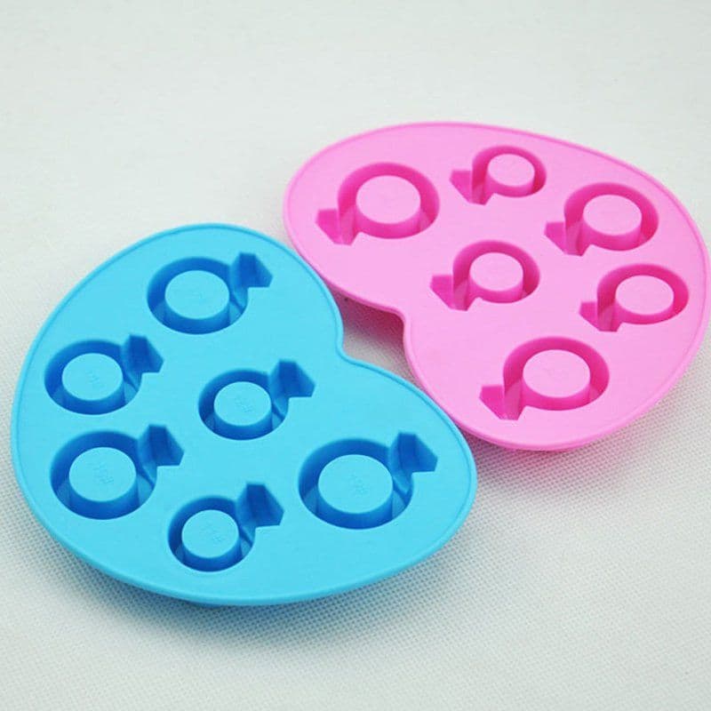 image-Diamond Ring Ice Cube Tray