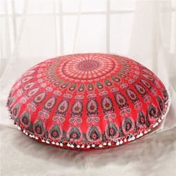 image-Boho Floor Pillow Cover