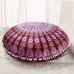 image-Boho Floor Pillow Cover