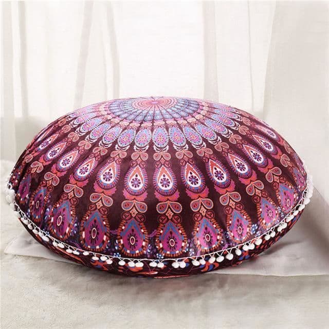 image-Boho Floor Pillow Cover