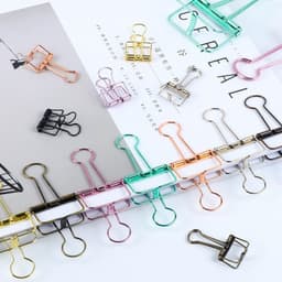 image-Hollow Out Binder Clips