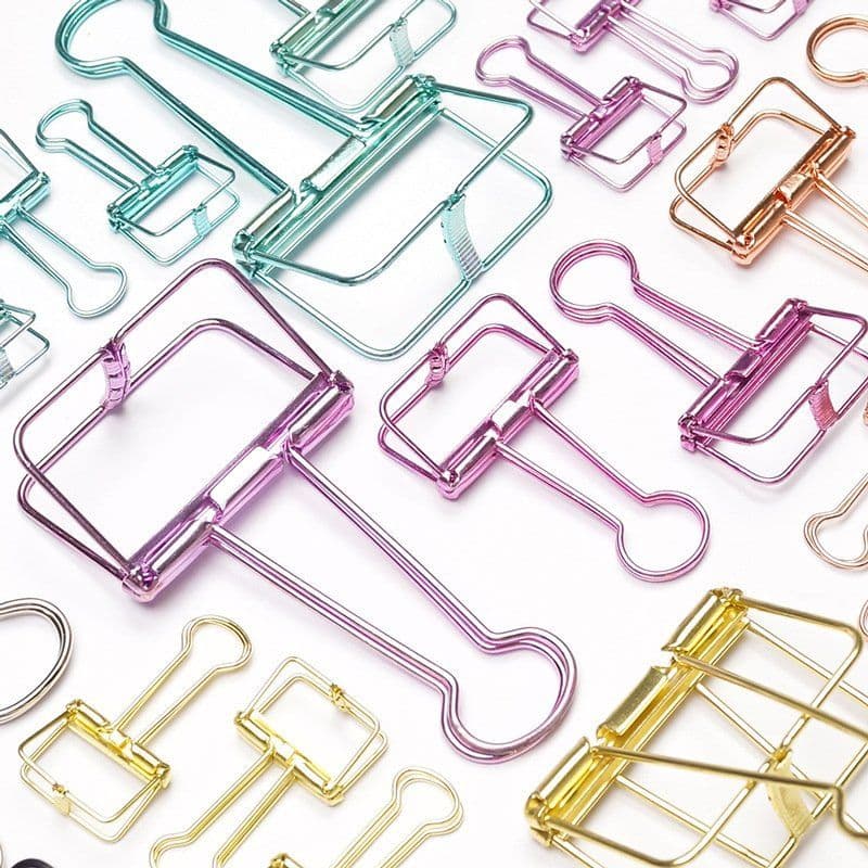 image-Hollow Out Binder Clips