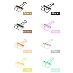 image-Hollow Out Binder Clips