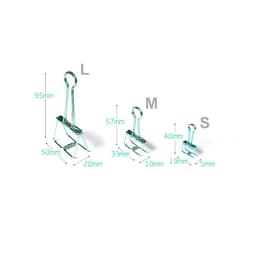 image-Hollow Out Binder Clips
