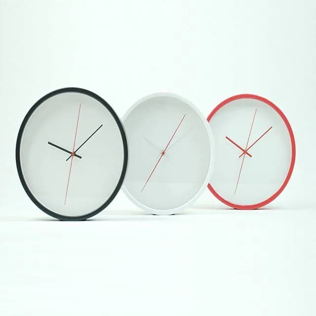 image-Simple and Elegant Metal Wall Clock