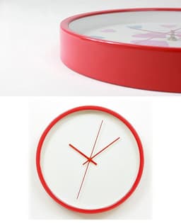 image-Simple and Elegant Metal Wall Clock