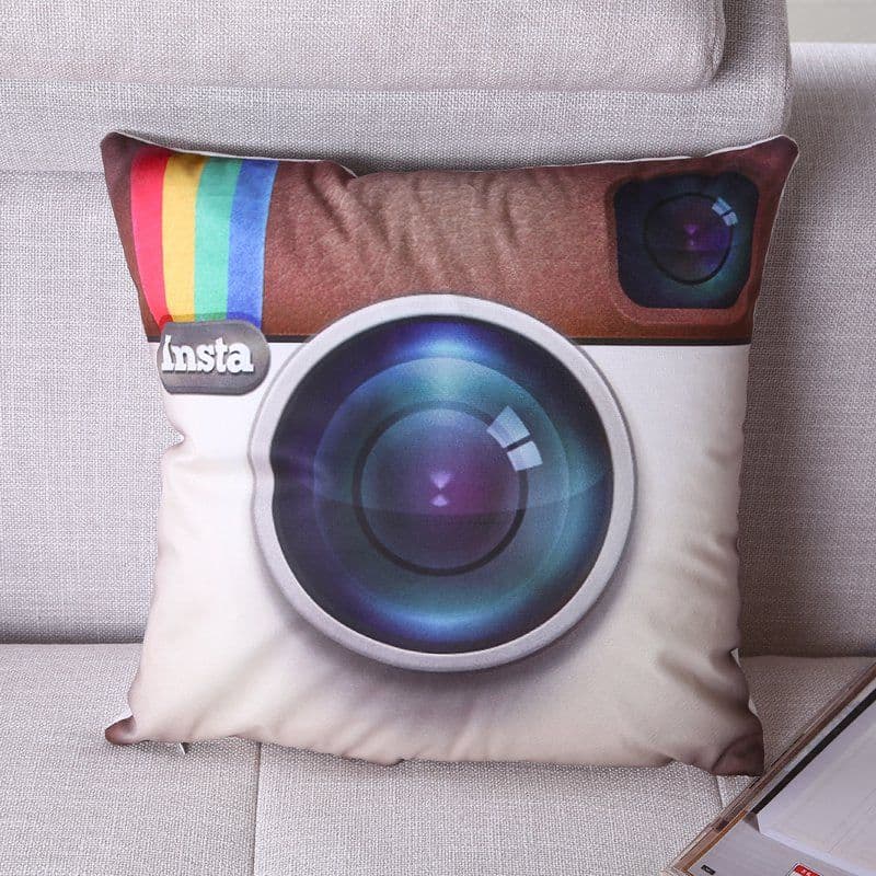 image-Instagram Icon Pillow