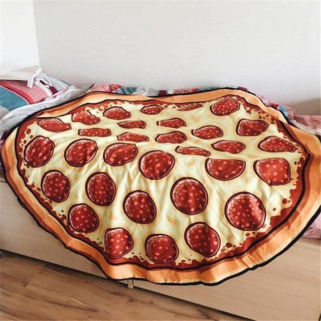 image-Round Pizza Beach Blanket