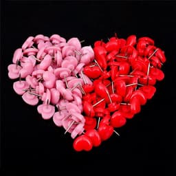 image-Red Heart Push Pins
