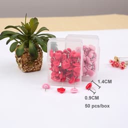 image-Red Heart Push Pins