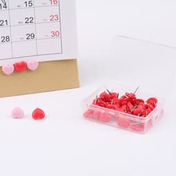 image-Red Heart Push Pins