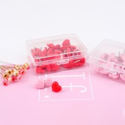 image-Red Heart Push Pins