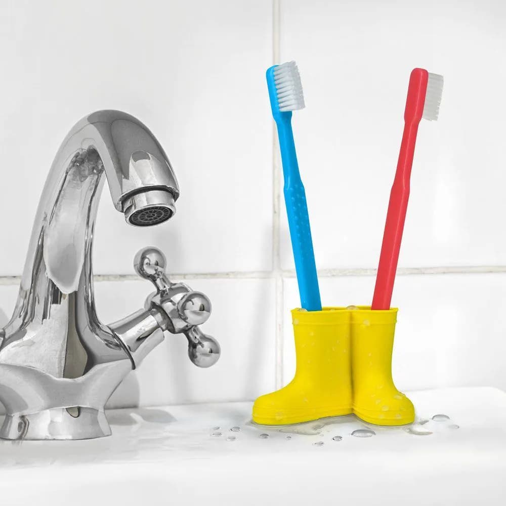 image-Rain & Shine Toothbrush Holder