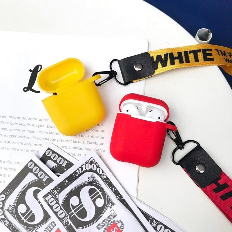 image-Soft Silicone Apple AirPods Case