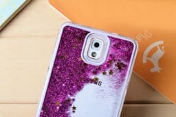 image-Hot Pink Glitter Phone Case For Samsung