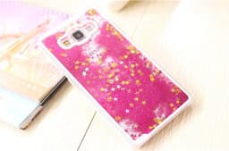 image-Hot Pink Glitter Phone Case For Samsung