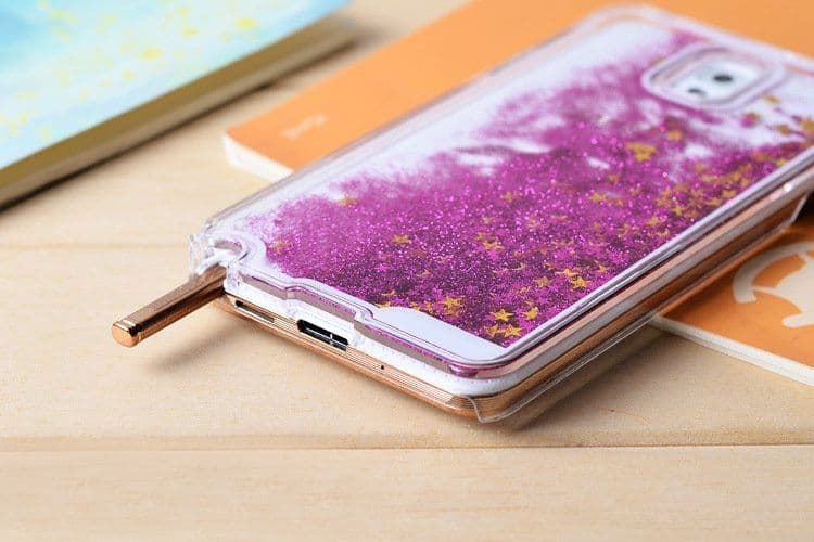 image-Hot Pink Glitter Phone Case For Samsung