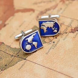 image-The World Map Cufflinks