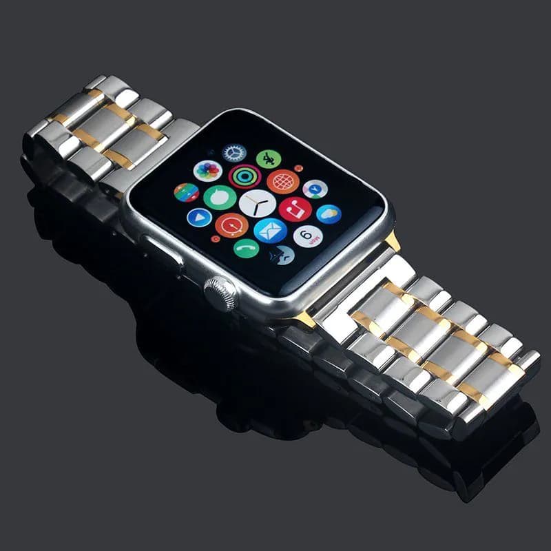image-Stainless Steel Apple Watch Strap