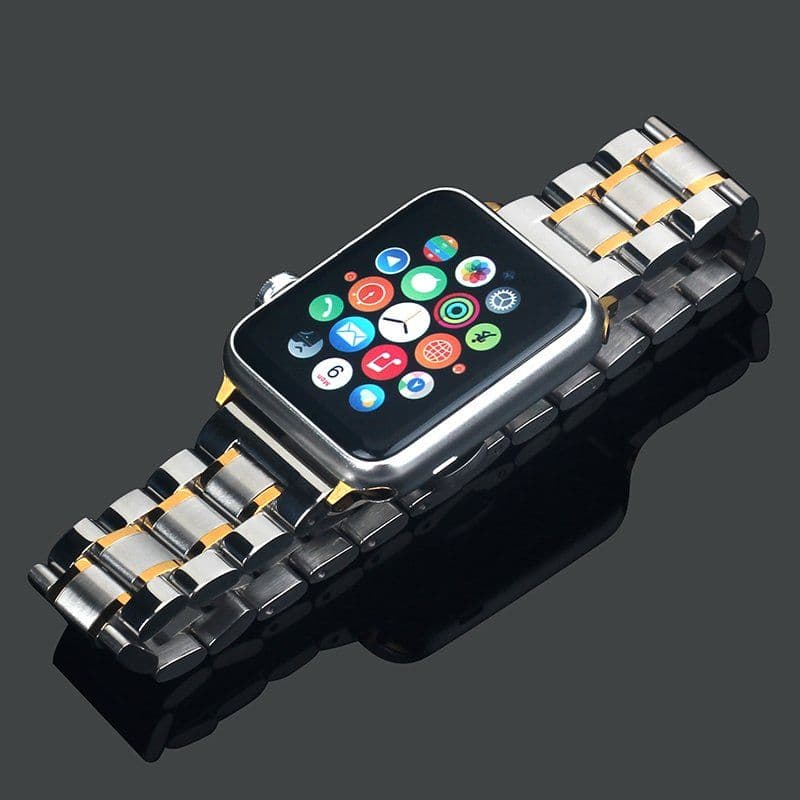 image-Stainless Steel Apple Watch Strap