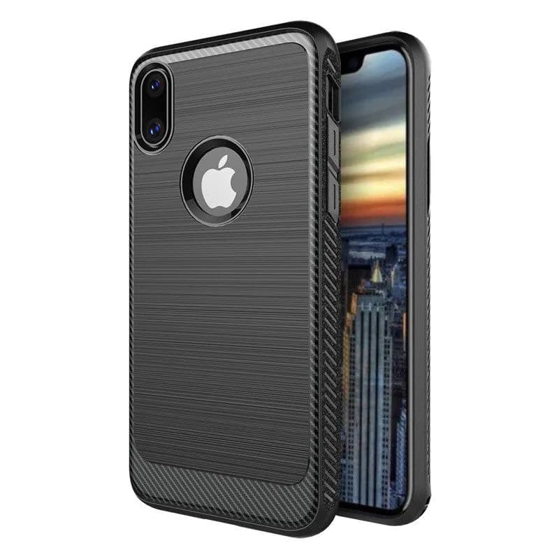 image-Brushed Surface Protective iPhone X Case