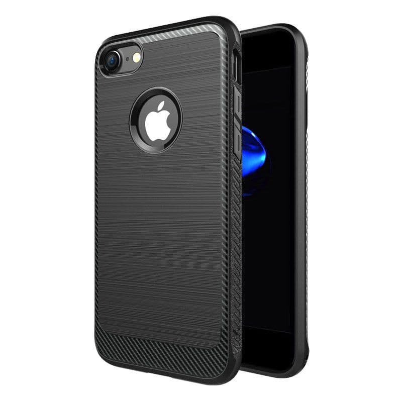 image-Brushed Surface Protective iPhone X Case