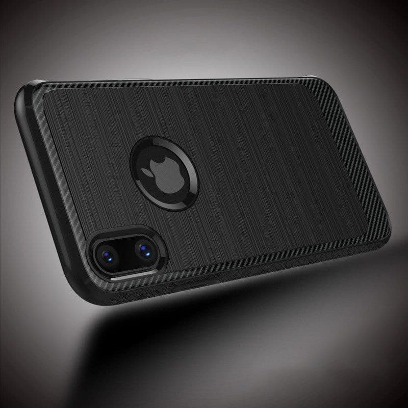 image-Brushed Surface Protective iPhone X Case