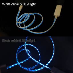 image-Running LED Light Lightning Cable
