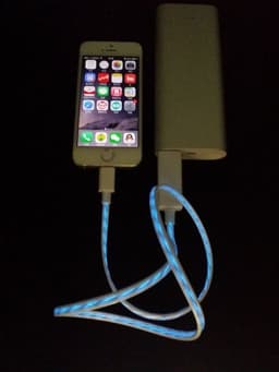 image-Running LED Light Lightning Cable
