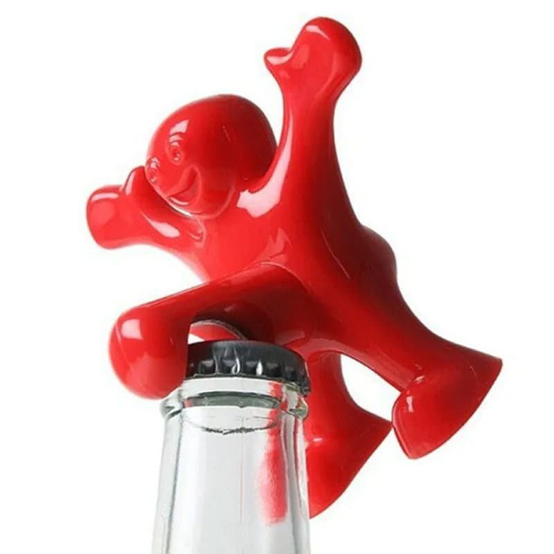 image-Big Man Bottle Opener Corkscrew Stopper Set