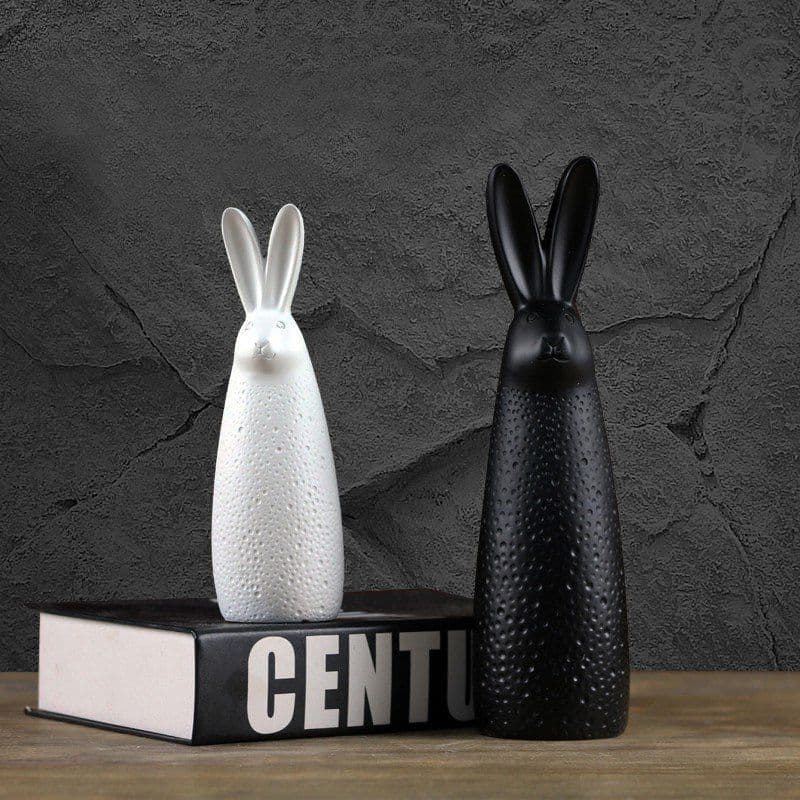 image-Nordic Resin Modern Lucky Rabbit Decorations