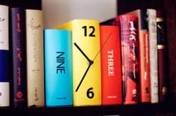image-Book Clock by Karlsson