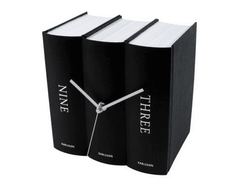 image-Book Clock by Karlsson