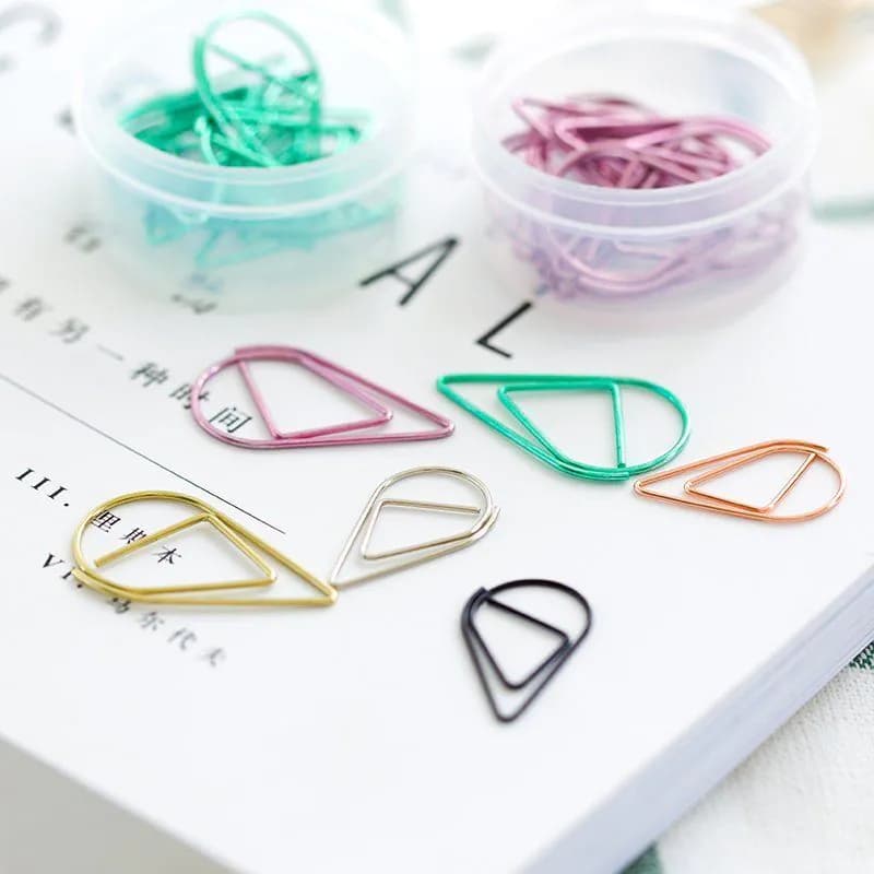 image-Water Drop Paper Clips