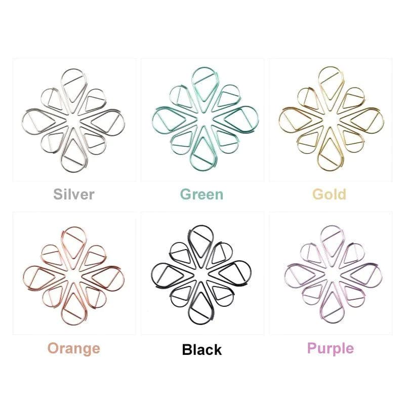 image-Water Drop Paper Clips