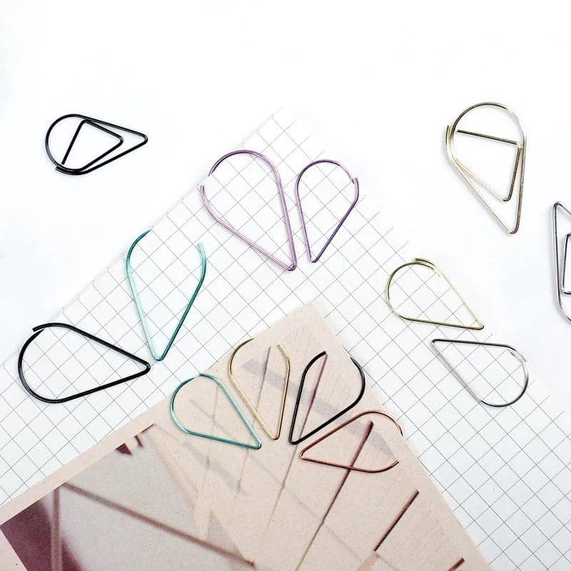image-Water Drop Paper Clips