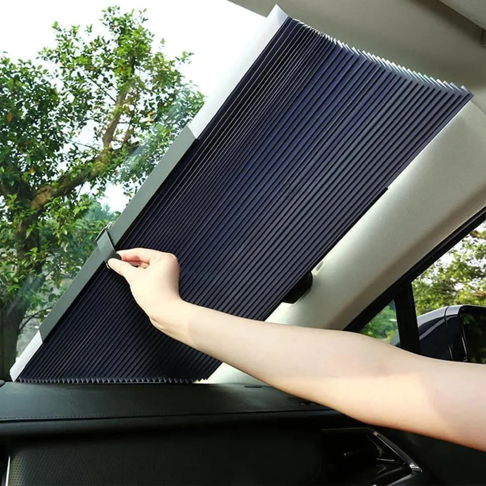 image-Car Retractable Windshield Cover