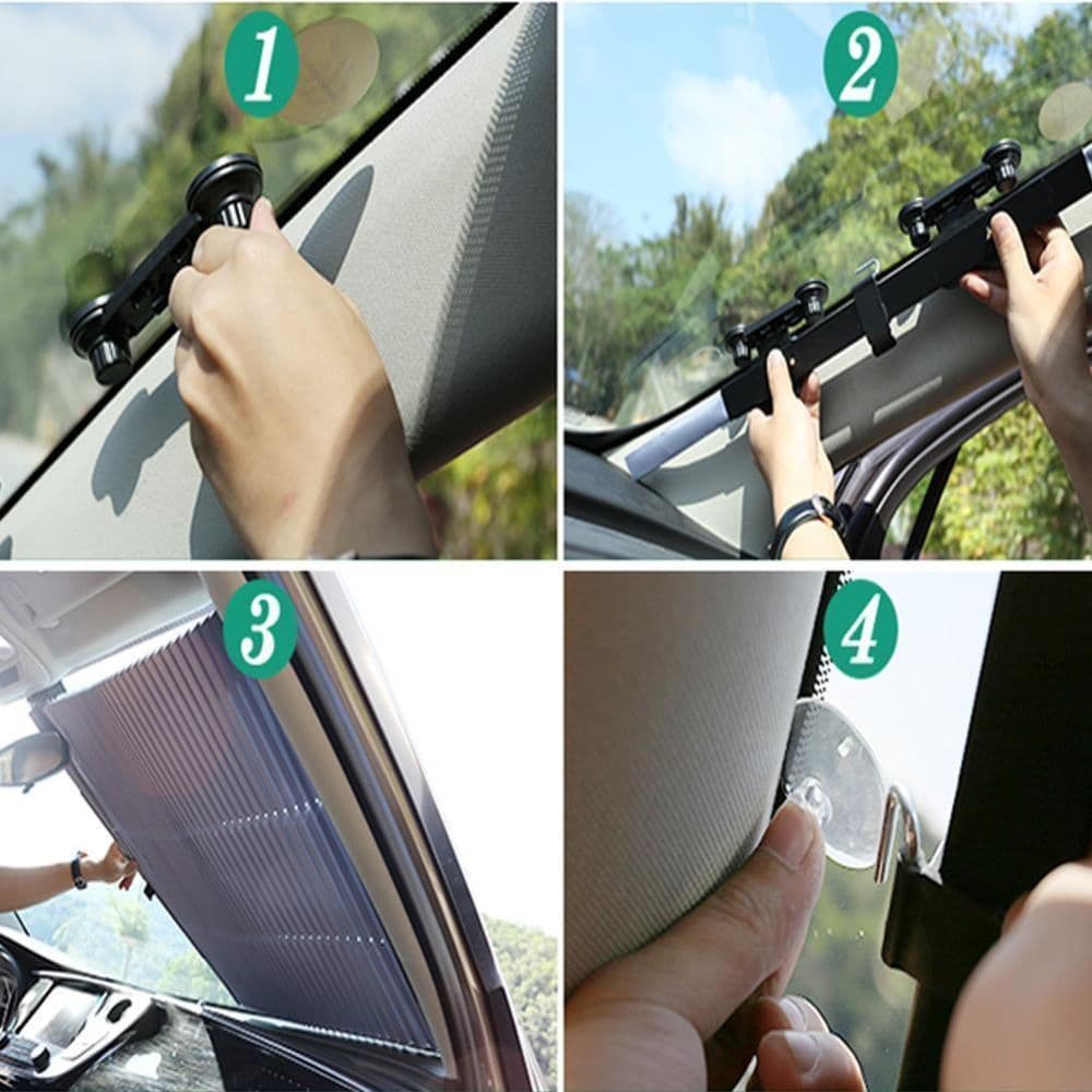 image-Car Retractable Windshield Cover