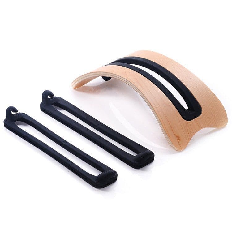 image-Bent Wood Macbook Holder