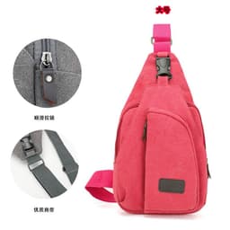 image-Factory direct Korean casual men's chest bag sports canvas men's bag small bag multi-function outdoor small bag tide