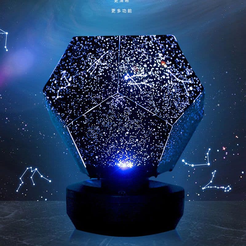 image-Starry Sky Projection Night Light - Children's Sleep Lamp, Plastic, Nordic Style