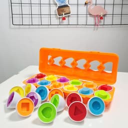 image-Smart Dinosaur Egg Color Matching Puzzle Educational Toy For Kids 4 To 6